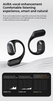 Auriculares Inalámbricos Lenovo ERAZER X9 Bluetooth 5.4 Deportivos Con Micrófono Control Táctil Cancelación De Ruido Impermeables Para Estudio Y Oficina - details 5