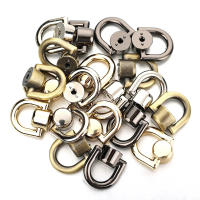 Anclaje De Manija De Cadena De Bolso En Forma De D Metal Accesorio De Hardware Para Bolsos Clip Lateral De Anillo D - details 8