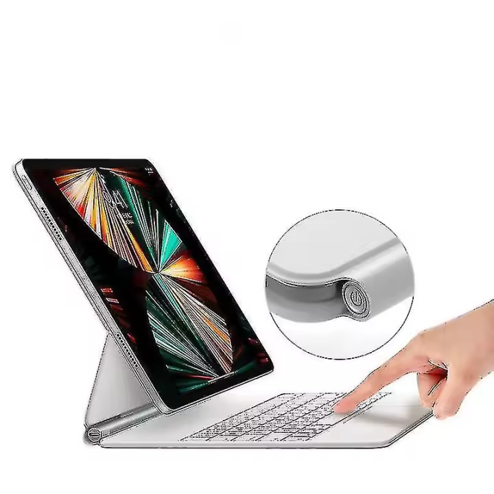 Teclado Mágico para Ipad 12,9-Trackpad multititácthil, Conexión Bluetooth - 1