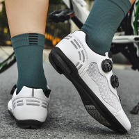 Zapatos De Ciclismo Para Hombre MTB Transpirables Negros Con Plataforma Plana Y Cierre De Bloqueo Libre Material De Suela De Goma Cómodos Para Bicicleta De Montaña Y Zapatillas De Ciclismo - details 21