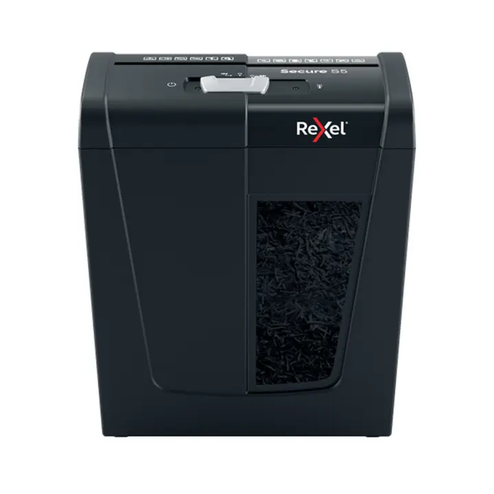 Rexel Secure S5 triturador de papel Corte en tiras 70 dB Negro - 1