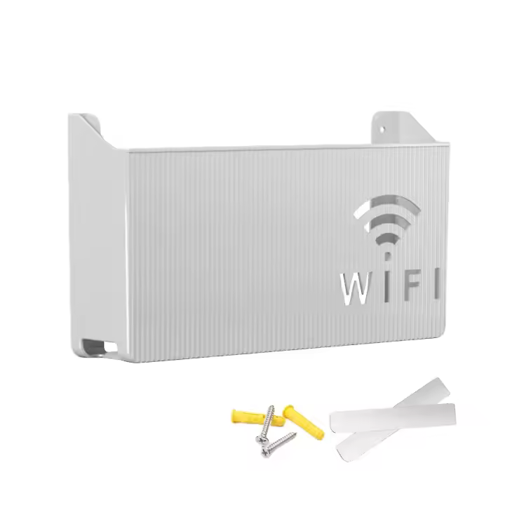 Organizador de cables para pared, para router wifi, para guardar cables, decoración del hogar y sala de estar. - 1