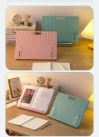 Soporte Ajustable Para Libros Portátil Plegable Organizador Para Música Y Tabla Soporte Para Lectura Con Estante De Recetas - details 8