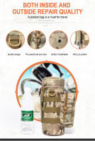 Bolsa Portabotellas Táctica Molle Para Actividades Al Aire Libre Viajes Camping Senderismo Ciclismo Pesca Caza Carrier De Botella De Agua - details 1