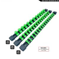 Organizador De Destornilladores 3 PCS Con Rail Negro Y Clips Rojo Azul Negro Soporte Pesado Para Herramientas De Jardín - details 9