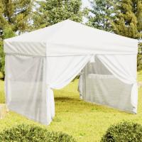 vidaXL Carpa para Fiestas Plegable con Paredes 3x3 m Cenador Color Antracita,  Taupé,  Azul y mas - details 3