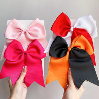 1PC Cinta De Cabello Elástica De 6 Pulgadas Para Niñas Color Sólido Gran Lazo Cinta De Goma Accesorio Para El Cabello Moda Infantil - details 14