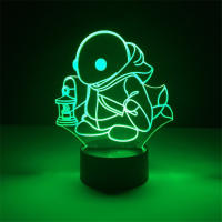 Lámpara De Noche Final Fantasy 3D Anime LED Cloud Strife Lámpara De Decoración Para Dormitorio Iluminador Para Niños Regalo De Cumpleaños - details 7