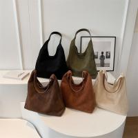 Bolsos de cuero type Hobo para Mujer, Bolso de mano Holgado de Gamuza, Bolso de cuero MARRON, Bolso de Hombre type hobo de Gamuza - details 2