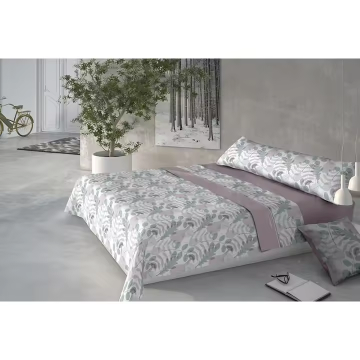 Juego de Sábanas Pierre Cardin CORALINA NESTOR Rosa Cama de 150 - 1