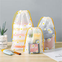 10pcs Bolsas De Almacenamiento Pequeñas En Forma De Margarita Para Zapatos Calcetines Paraguas Viaje Accesorios De Viaje Bolsa De Tela De Poliéster Floral - details 0