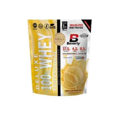 Proteína Whey Beverly Nutrition Deluxe 100% Whey Professional 1 Kg Vainilla - 1