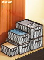 Organizador De Ropa Collapsible Gran Capacidad 1/2/3/5PCS Cajas De Almacenamiento De Ropa Y Juguetes Ecológicas Rectangulares Modernas - details 0