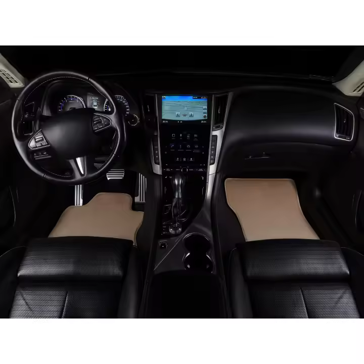 Alfombrillas beige PREMIUM para: Dacia Sandero I hatchback, Stepway 2008-2013 - 1