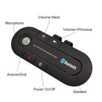 Kit De Coche Bluetooth Sin Fijar 4.1 Con Visera Solar Altavoz Speakerphone Reproductor De MP3 Cargador De Coche Handsfree - details 7