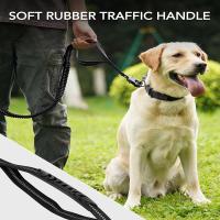 Correa Táctica De Goma Para Perros Pesados Con Absorción De Choque Y Reflejos Correa Para Grandes Perros Con Seguro De Asiento De Coche - details 5