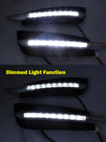 2Pcs/set Luz Diurna LED Para Chevrolet Cruze 2010-2013 Configuración Baja 9LED Blanco DRL Con Dimming Vehículo Automóvil - details 5