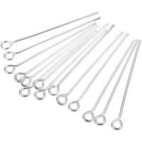 200Pcs Broche De Ojo De Latón 30x0.7mm Agujero: 2mm Libre De Cadmio Y Plomo Material Metálico Para Encuentros De Joyería - details 0
