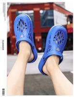Sandalias De Hombre Para Verano Clogs EVA Zapatillas De Jardín Plataforma Playa Couplet Slides Para Interior Baño Talla Grande - details 22