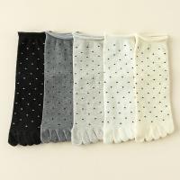 3 Pares De Calcetines De Dedos Para Mujer Con Patrón De Puntos Calcetines De Algodón De Alta Calidad De Media Pierna Con Dedos Separados - details 13