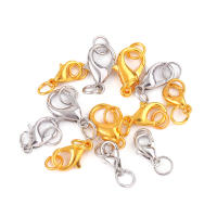 30pcs Correas De Langosta De Acero Inoxidable Con Anillos De Salto Para Hacer Pulseras Y Collares DIY Suministros De Joyería Conectores - details 6