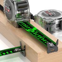 Cinta Métrica De 10M Con Bloqueo Automático Color Fluorescente Resistente Al Desgaste Y Caídas Para Bricolaje Y Carpintería - details 2