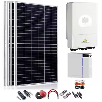 Plusenergy - Kit Solar 48v 8000W Inversor DEYE Batería de Litio 10KWH - 1