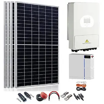 Plusenergy - Kit Solar 48v 8000W Inversor DEYE Batería de Litio 10KWH - 1
