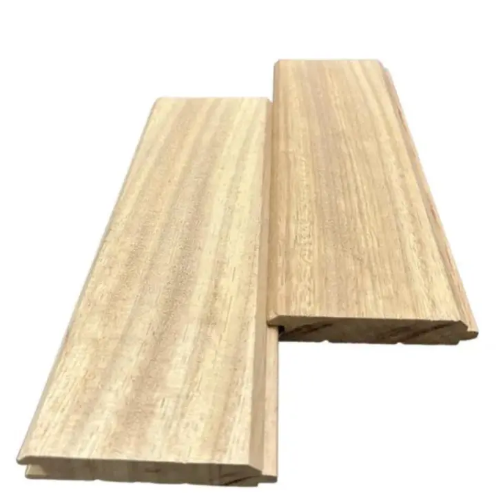MADERTERRANEO Pack 10 Piezas de Revestimiento Machihembrado en Madera de Iroko de 15 mm (espesor) - 1