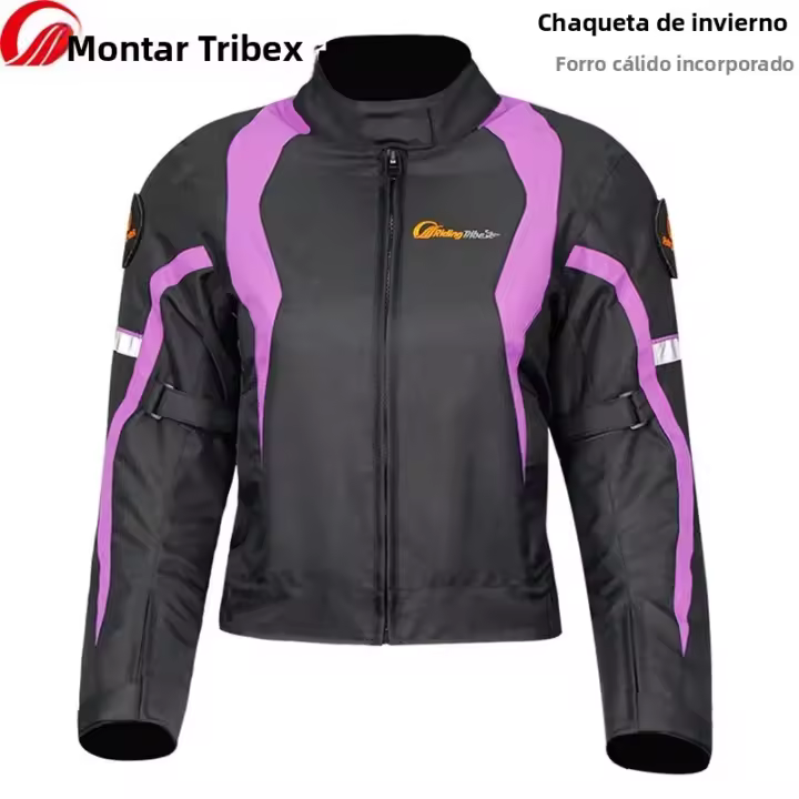 Chaqueta De Motociclista Para Mujer Invierno Termoventosa Con Protección Integrada Y Recipiente Caliente JK-64 - 1