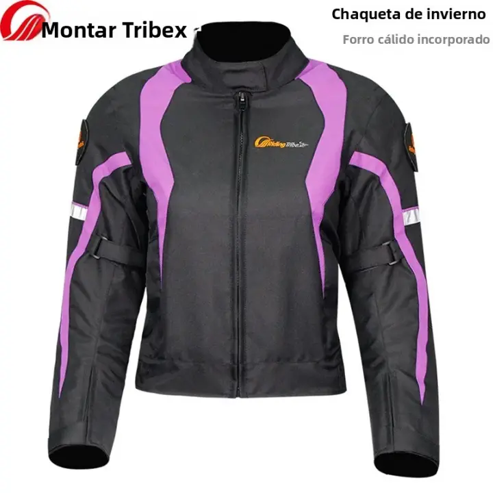 Chaqueta De Motociclista Para Mujer Invierno Termoventosa Con Protección Integrada Y Recipiente Caliente JK-64 - 1