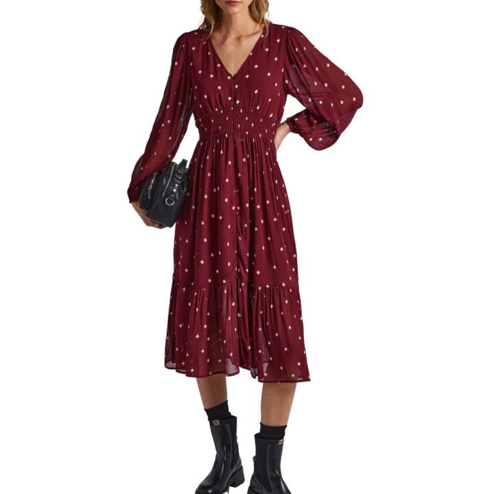 Pepe Jeans Vestido GIO Para Mujer, Multicolor (Multicolor), S