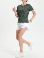 5Pcs Camiseta Deportiva Para Mujer Ultraligera Secado Rápido Transpirable Top Ligero Para Entrenamiento Fitness Running Gym - details 6
