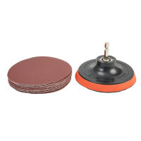Kit De 12pcs Discos De Pulido De 4 Pulgadas 60-240 Grados Con Adaptador De Taladro M10 Herramientas De Pulido Y Grindado Set De Papel De Pulir - details 2
