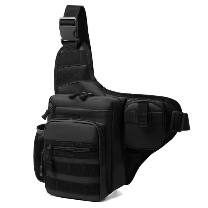 Bolsa De Hombro Táctica Para Acampar Y Escalar Para Hombres Ciclismo Senderismo Viajes Deportes Al Aire Libre Molle Pesca Bolsa De Cintura Unisex - 1