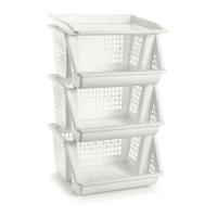 Cestas Verdulera de Cocina con 3 Alturas, Estrecho, Estantería para Cocina y baño, Ahorra Espacio, para Espacios reducidos, Cocina, Oficina, baño, Fácil Montaje - details 4
