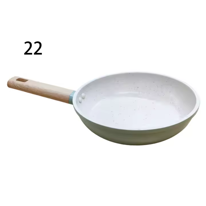 Sartén antiadherente con revestimiento de granito ，tres capas de recubrimiento , excelente antiadherente y tiene una induccion rapida. valida para todo tipo de cocinas. apta para lavavajillas. - 1