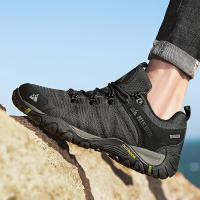 Zapatos De Senderismo Para Hombre HIKEUP No Esmerilados Transpirables Resistentes Al Desgaste Impermeables Para Escalada Y Turismo En Montañas - details 12