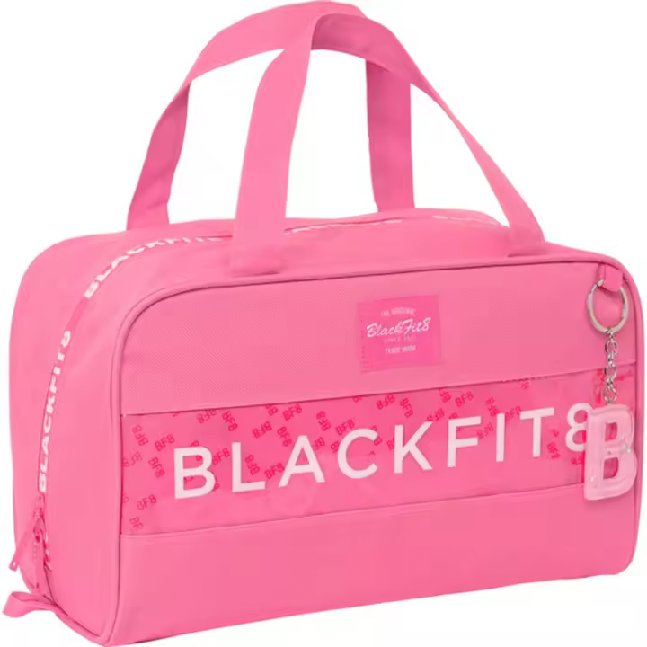 SAFTA - Neceser Rectangular Blackfit8 "Glow Up" - Neceser Espacioso- Duradero y Elegante- ideal para Accesorios Personales - Neceser Diseño Único y Licencia Oficial by SAFTA - Neceser Material Resistente y Duradero - 1