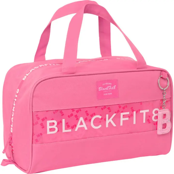 SAFTA - Neceser Rectangular Blackfit8 "Glow Up" - Neceser Espacioso- Duradero y Elegante- ideal para Accesorios Personales - Neceser Diseño Único y Licencia Oficial by SAFTA - Neceser Material Resistente y Duradero - 1