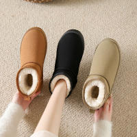 Botas De Nieve Para Mujer Suelta Gruesa De Algodón Antideslizantes Invierno Zapatos Nuevos Estudiantes 2023 Botas Negras - details 7