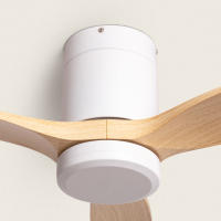 Ventilador de Techo Silencioso Angistri Blanco 132cm Motor DC LEDKIA - details 3