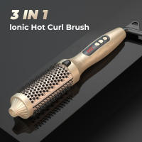 Cepillo Térmico De 1.5 Pulgadas Para Cabello Con 10 Temperaturas Cepillo Calentado Doble PTC De Cerámica Tourmalina Voluminizador Eléctrico Uso Seco Y Húmedo - details 2