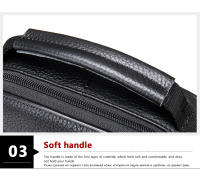 Bolso De Hombro Para Hombre WESTAL De Cuero Genuino Bolsa Mensajera Cruzada Para Tableta De 7.9 Pulgadas Y Móvil Bolsillo De Correa Estilo Vintage - details 10