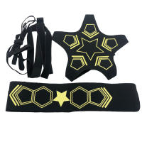 Bolsa De Fútbol Para Niños Equipo De Entrenamiento De Juego Solo Cinturón Auxiliar De Rotación Color Negro + Amarillo Tamaño 23*23cm - details 16