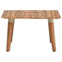 vidaXL Mesa de centro de jardín madera maciza de acacia 60x60x36 cm - details 1