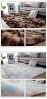 Carpetas De Suelo De Estilo Nórdico Con Patrón Tie Dye Resistente a La Suciedad Para Sala De Estar Dormitorio Tejido De Poliéster Moderno Y Lujoso - details 4