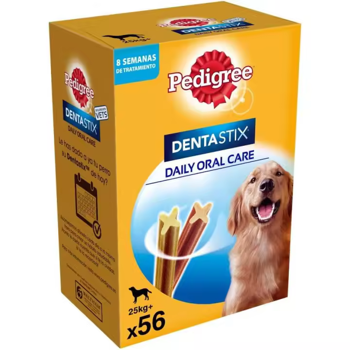 Pedigree Dentastix Snack Dental para la Higiene Oral de Perros Grandes (1 Pack de 56ud) - 1