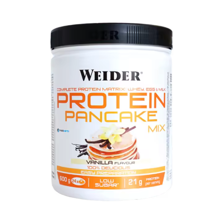 Weider Protein Pancake Vainilla 600 G - Tortitas de Avena Ricas en Proteínas - 1