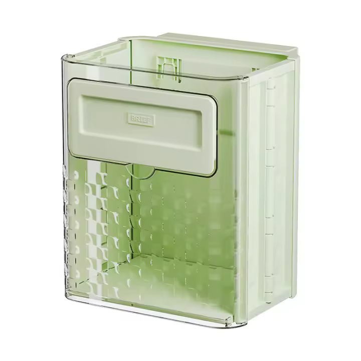 Bandeja De Cocina Plegable Y Colgante Ecológica De Plástico Para Almacenamiento En Armarios Y Gabinetes Creativa Y Funcional - 1